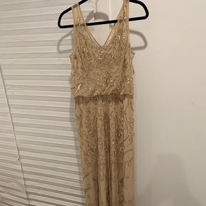 Long Adrianna Papell Dress